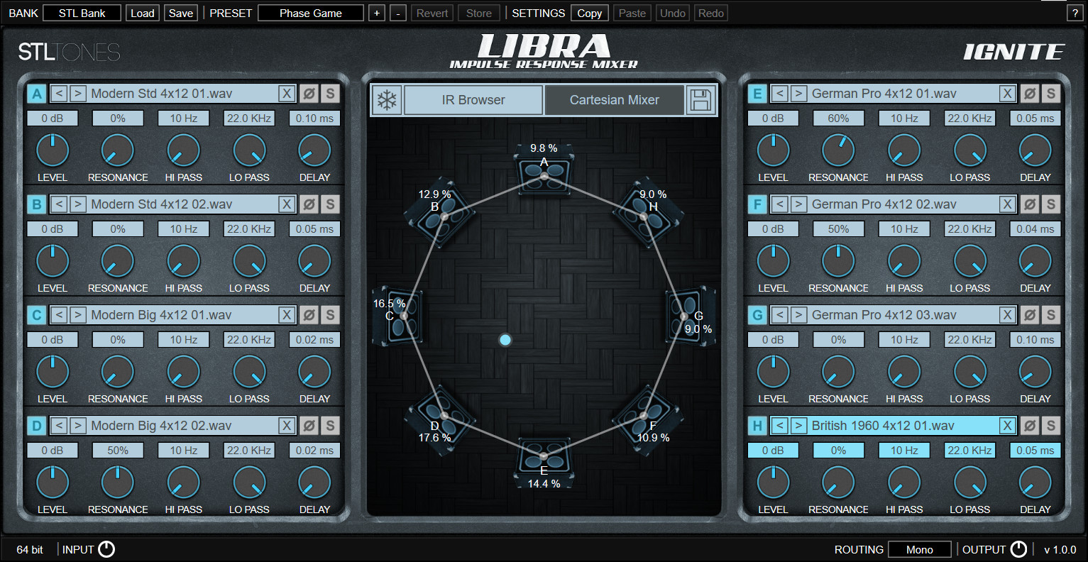 Libra plug-in GUI