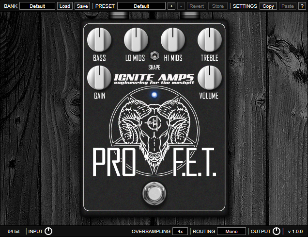 ProF.E.T. plug-in GUI